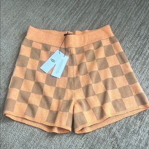UGG Maliah Women's Checkered Tan Shorts